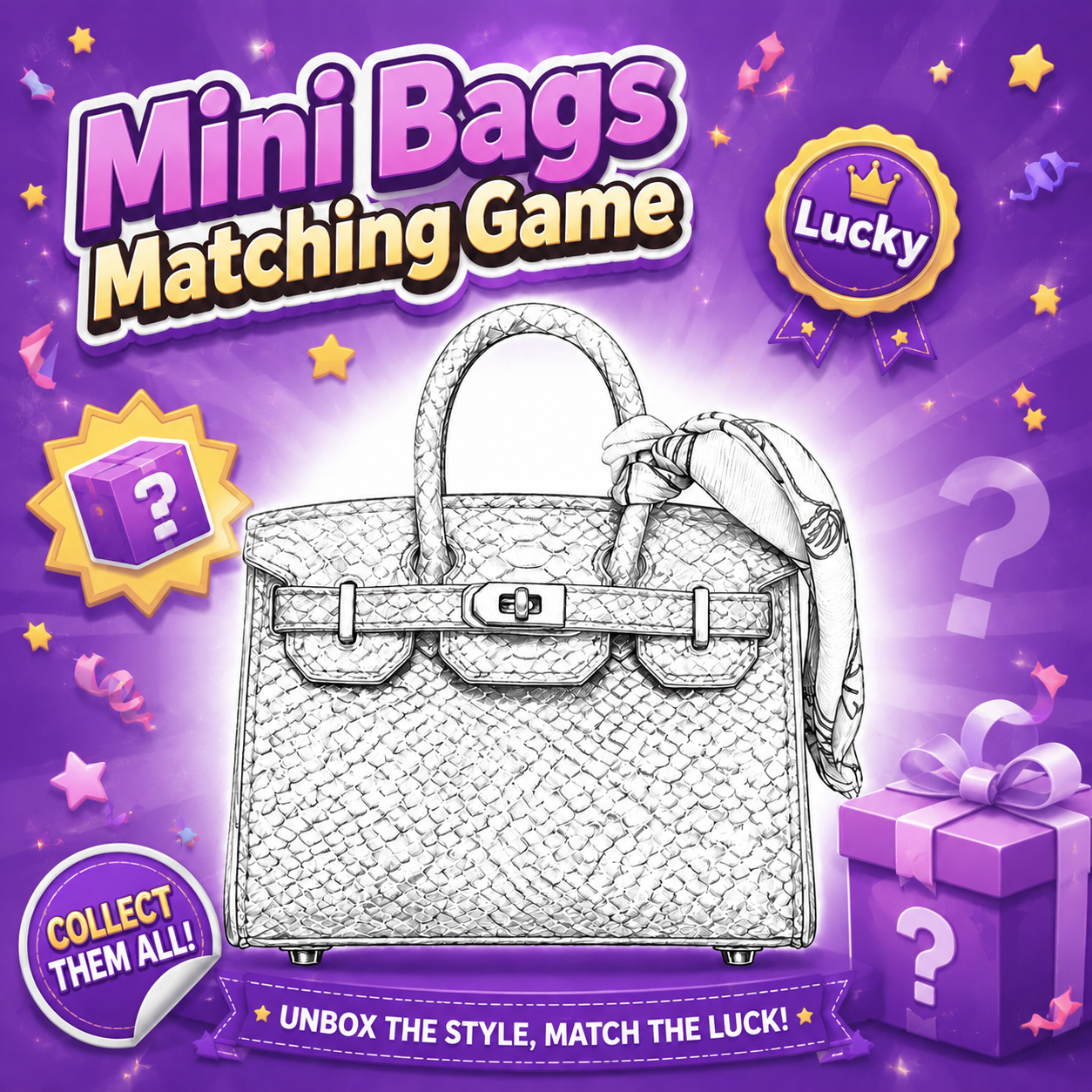 Mini Bags Matching Game