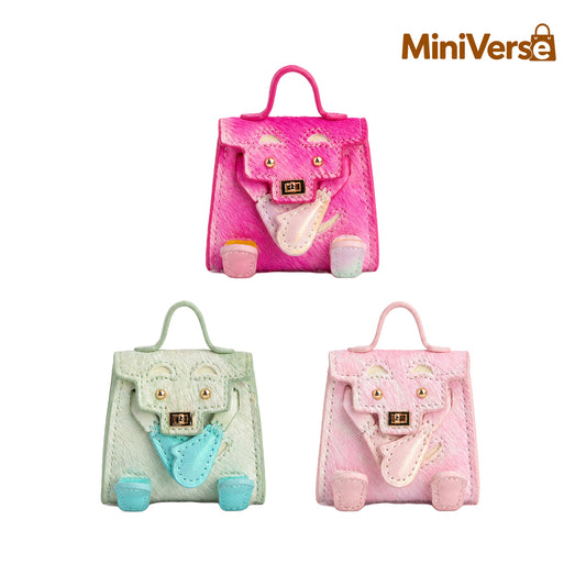 Mini Horse Hair Doll Bag Charm
