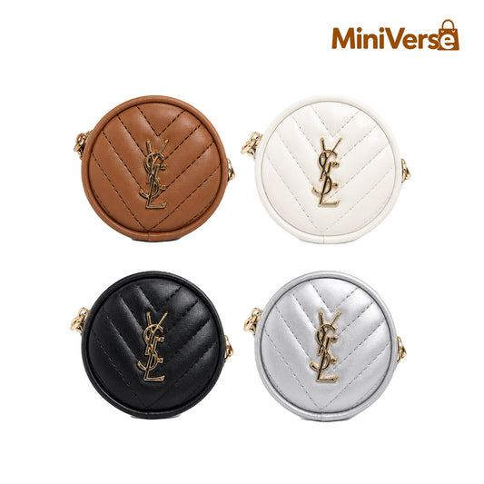 Mini Round Bag Charm