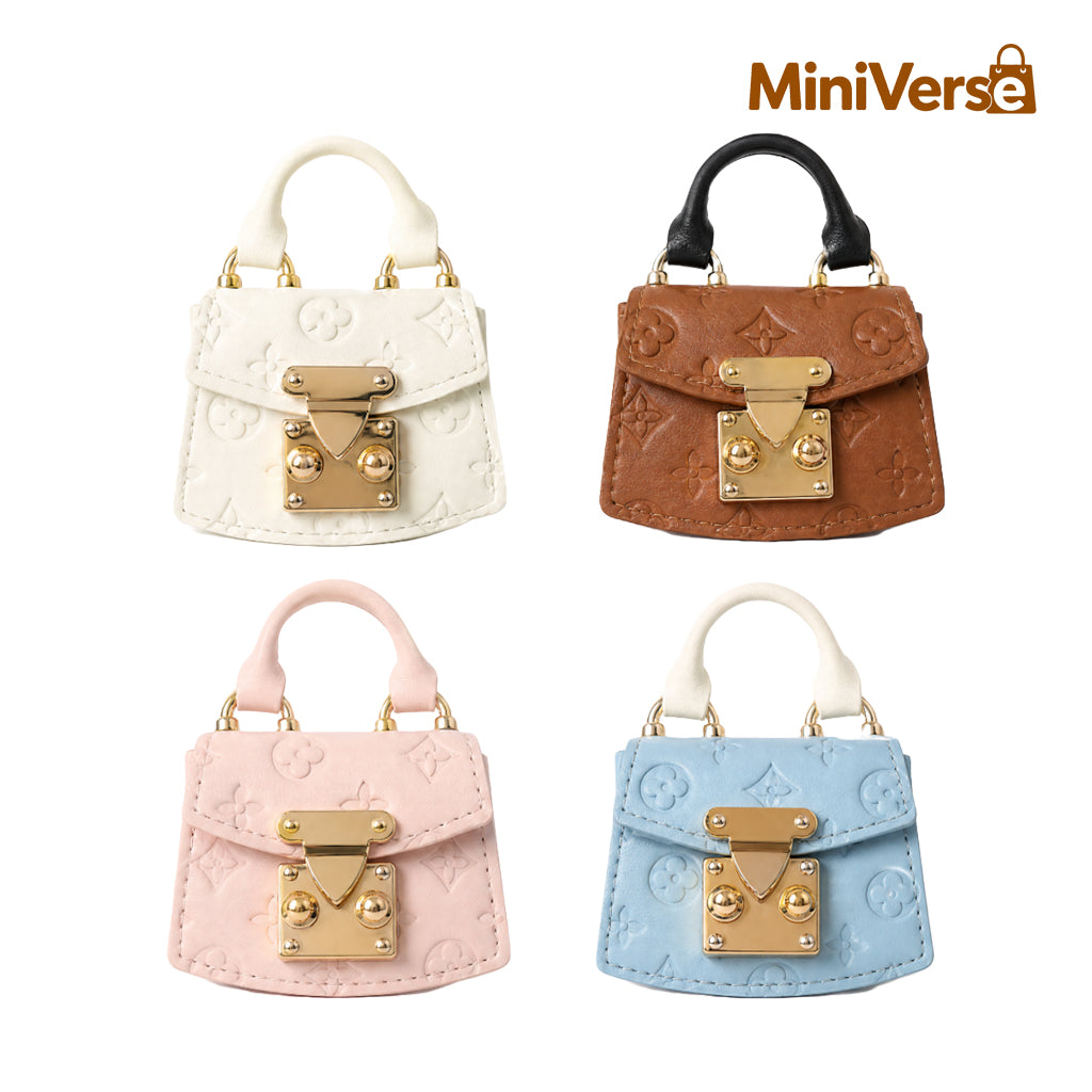 Mini Fan Bag Charm – Genuine Leather Collectible Pendant