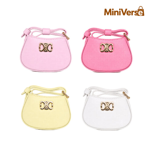 Mini Crescent Shoulder Bag Charm