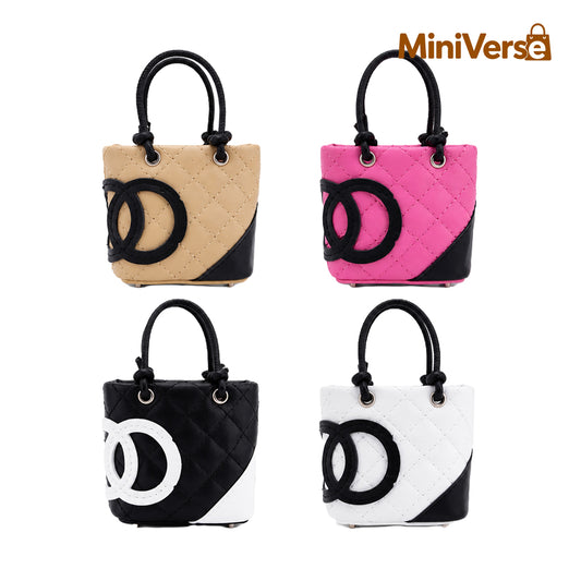 Mini Quilted Classic Bag Charm